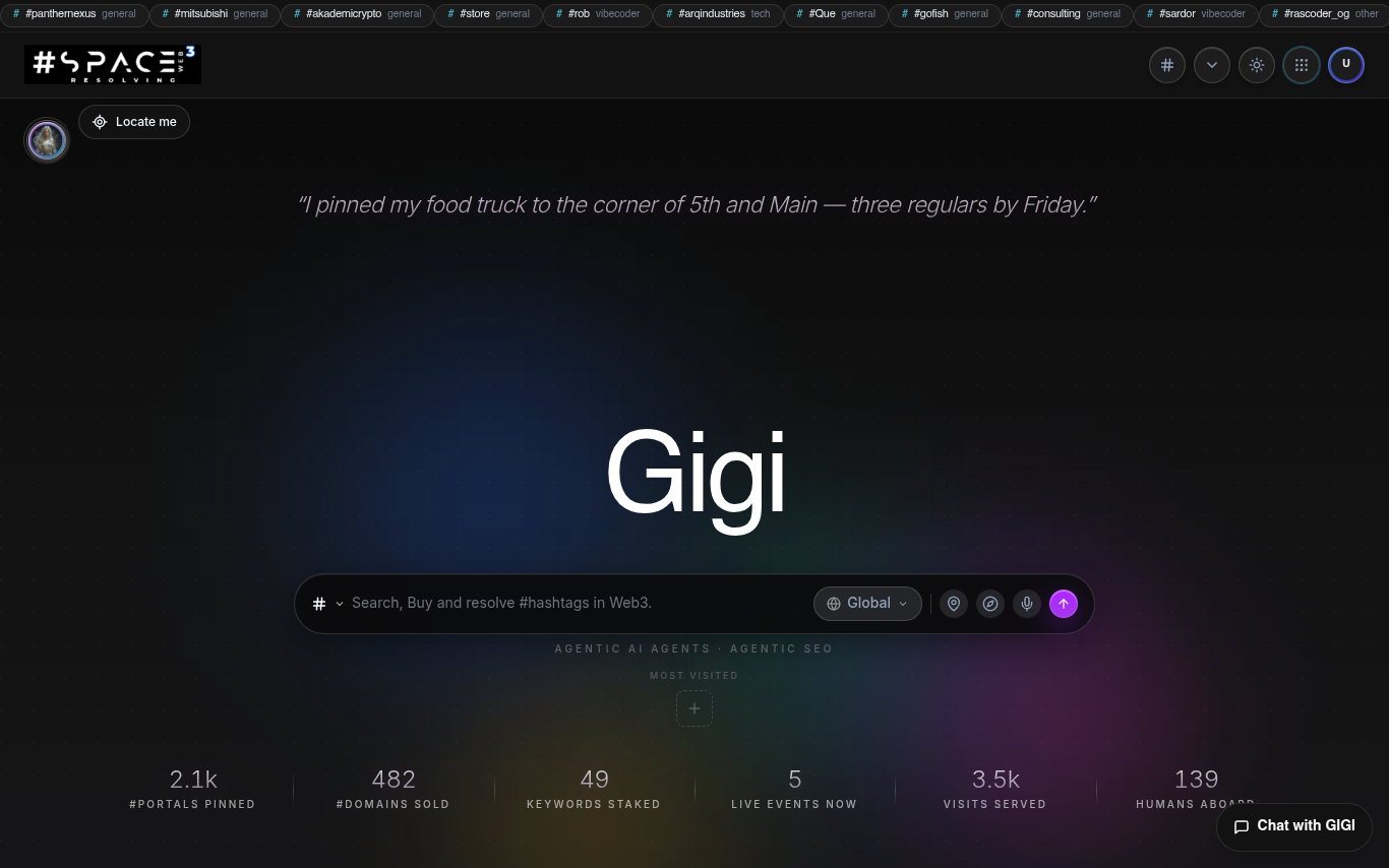 Preview of hashtag.org