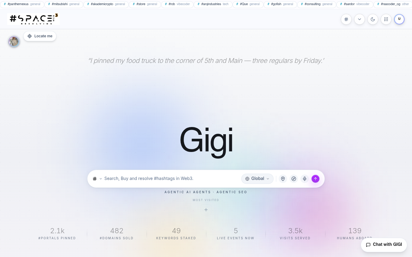 Preview of hashtag.org